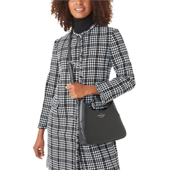 ♠️ kate spade Aster Tweed Fabric Crossbody Bag, Blue Multi